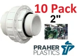 10 Pack Praher 200-903 Union Adapter 2"MPT X 2"SKT O-ring Included. Fixed Price $88.00.