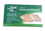Big Green Egg All Natural Charcoal Starters 24 Cubes Tan Usa Made. Fixed Price $12.95.