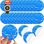 Outus 24 Pcs Vinyl Pool Patch Repair Kit Self Adhesive Liner Light Blue. Fixed Price $22.98.