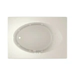 Jacuzzi Primo 60" Oyster Oval Rectangle Reversible Drain Drop-in Whirlpool. Fixed Price $900.00.