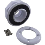 Custom Molded Products Wall Fitting, Hs, 1-1/2 Mpt, 3-5/8 Fd, W/ Nut, White #2. Fixed Price $28.06.