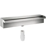Vevor 11.8" Durable Waterfall Fountain Pool Stainless Steel Wall Pond Spillway. Fixed Price $37.89.