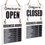 Excello Global Products Business Hours Hanging Chalkboard White Welcome Chalk.... Fixed Price $42.54.