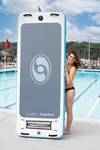 Inflatable Sol-fit Aquatic Yoga Board Fitness Mat 94". Fixed Price $595.49.