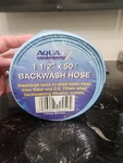 1.5" X 50' Backwash Hose Aqua Ez Pool Accessories Blue BWH50 - New!. Fixed Price $9.99.