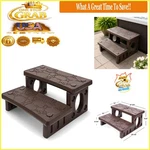 Mocha 2-STEP Spa Hot Tub Pool Deck Portable Slip-resistant Resin. Fixed Price $124.25.