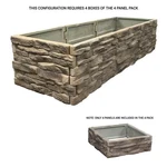 Raised Garden Bed Tan/brown Ledgestones Composite Polyurethane Natural Look And. Fixed Price $69.62.