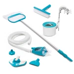 Intex Deluxe Pool Automatic Surface Skimmer And Maintenance Kit W/ Vacuum & Pole. Fixed Price $88.99.
