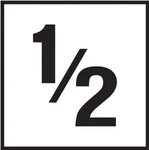 Inlays C621005 1/2 6" Non Skid Ceramic Tile 4" Numbers Depth Marker. Fixed Price $19.16.