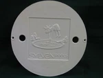Anthony Sylvan 59200209 Skimmer Lid With Cap Round Cover Plate White 8.75". Fixed Price $49.95.