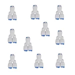 Mattox 1/4" Tee 3 Way Type Splitter Tube Quick Connect Push Fittings For. Fixed Price $12.98.