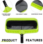 Sepetrel Pool Leaf Skimmer Net Deep Rake Reinforced Frame. Fixed Price $33.99.