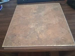 (4 Pieces) 12" X Laufen Ceramic Tile, African Slate Design/color, Usa Made. Fixed Price $34.50.