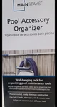 Mainstays Pool Accessory Organizer Powder Coated Aluminum Holds Tools Hose+ Pole. Fixed Price $11.91.