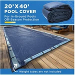 20X40 Ft Rectangle Pool Cover - Winter Inground Protection. Fixed Price $279.99.