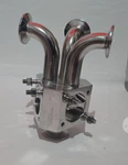 Itt Pure-flo 316L Stainless Zero Static Block Valve Multi-port Tri-clamp.... Fixed Price $800.00.