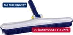 Aqua Ez 16-IN Rubber Bristled Pool Wall Brush Adjustable Clip-lock Handle, Non. Fixed Price $27.83.