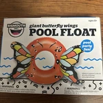 Bigmouth Giant Butterfly Wings Pool Lake River Party Float 40X55X21. Fixed Price $24.99.