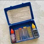 Hydrotools By Swimline Deluxe Two-way Pool Test Kit Very Good. Fixed Price $9.99.