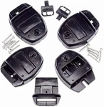 Spa Hot Tub Cover Locks Push Button Release Set Of 4, Universal Fit, 1" Webbi.... Fixed Price $22.76.