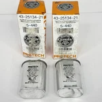 Lot Of Protech 43-25134-21 Run Capacitor Uf 440VAC Single Oval Hvac Part. Fixed Price $22.00.