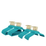 **joy Clean Closet 60 Brass Mega Hangers Pack Aqua /. Fixed Price $39.90.