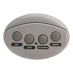 Pentair 521886 IS4 Spa-side Remote Control 100' Cord Gray. Fixed Price $332.50.