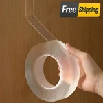 Nano Double Sided Tape Heavy Duty Reusable Adhesive Stick Washable Wall. Fixed Price $5.79.