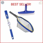 Poolvio Swimming Cleaning Kit, 14'' Brush Head & 50'' Telescopic Aluminum. Fixed Price $38.16.