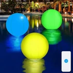 2 Pack Floating Pool Light Pond Led Ball Remote Control Night Party. Fixed Price $12.99.