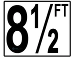Inlays CC610085 Depth Marker 6"X6" Porcelain Pool Tile 5" Number Frost Proof. Fixed Price $25.11.