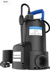 Agiiman Pool Cover Pump, Automatic On Off - 1/4 Hp Submersible Water Fs. Fixed Price $80.00.
