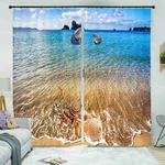 Aquatic Plants Water 3D Blockout Photo Printing Curtains Drape Fabric. Fixed Price $128.69.