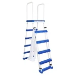 Swimline A-frame Pool Ladder W/ Barrier For 48" To 52" Height (open Box). Fixed Price $133.29.