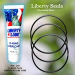 Divert-o-trol Lid O-ring PTK-278 By Liberty (3-PACK + Lube Tube) For Alden Leeds. Fixed Price $26.11.