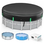 Lxkckj 18FT Heavy Duty Winter Cover For Above Ground Pools Black Pe Tarp. Fixed Price $72.24.