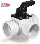Fibropool Swimming Diverter Valve - 1/2 Inch 3 Way Replacement Slip. Fixed Price $23.43.