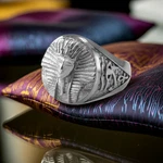 Sterling Silver Tutankhamun Egyptian Pharaoh King Horus Ring. Fixed Price $145.19.