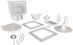 45-400 Square Mouth Thru-the-wall Skimmer & Accessory Kit For Above Ground Pool. Fixed Price $75.62.