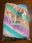 Victoria Secret Rainbow Tropical Palm Tree Round Swim Travel Beach Towel Nwt. Fixed Price $35.00.