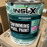 Insl-x Semi-gloss White Water-based Acrylic Pool Paint Gal. WR-1010. Fixed Price $49.99.