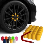 Colorlugs Vinyl Nut Cover Yellow Flexible Wheel Cap Fit.... Fixed Price $38.04.