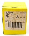 Box Of 100 Bussmann MDA8 250 Volt Amp Slow Blow Ceramic Fuses 1-1/4". Fixed Price $59.99.