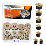 Tanstic 14PCS Neoprene Rubber Expansion Plug, 7 Sizes Automotive. Fixed Price $33.53.