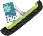 18" Pool Brush Head For Cleaning Swimming Walls, Curved Ends Black. Fixed Price $18.99.