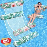 Pool Floats Adult 2 Pack Inflatable Water Hammock Rafts Lounger. Fixed Price $27.99.