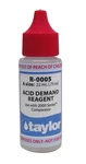 Taylor R-0005-A 3/4OZ #5 Acid Demand Reagent. Fixed Price $14.42.