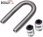 36" Chrome Stainless Steel Radiator Hose & Flexible Set With Caps. Fixed Price $26.89.