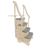 Confer Ccxag 4-STEP Above Ground Swimming Pool Entry System Choose Color. Fixed Price $339.96.