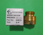 American Granby Brass Vacuum Breaker HVB75 Size 3/4". Fixed Price $10.00.